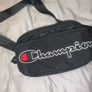 Champion black cross body bag